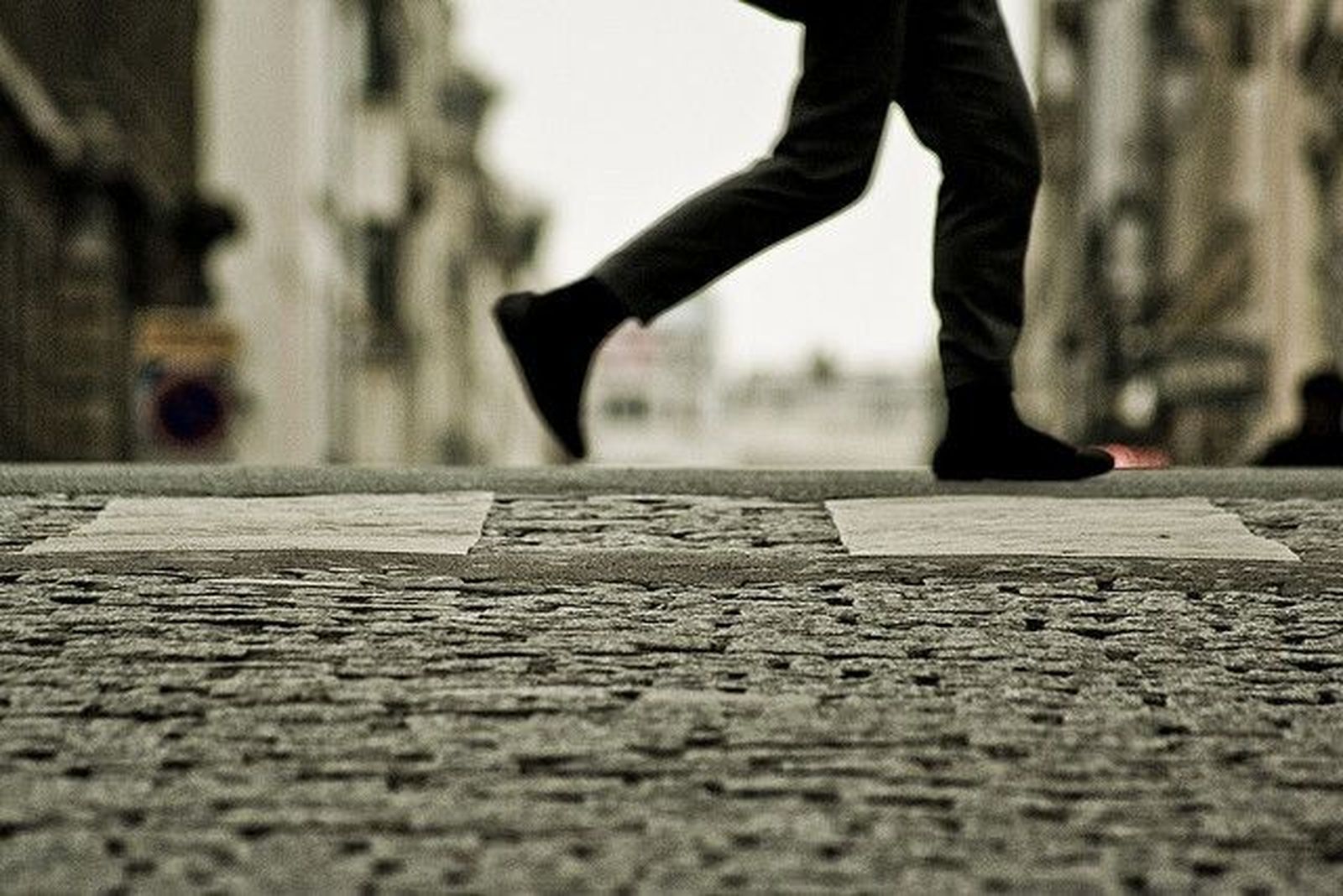 marcha, andar, pasear, calle, paso de cebra, pies