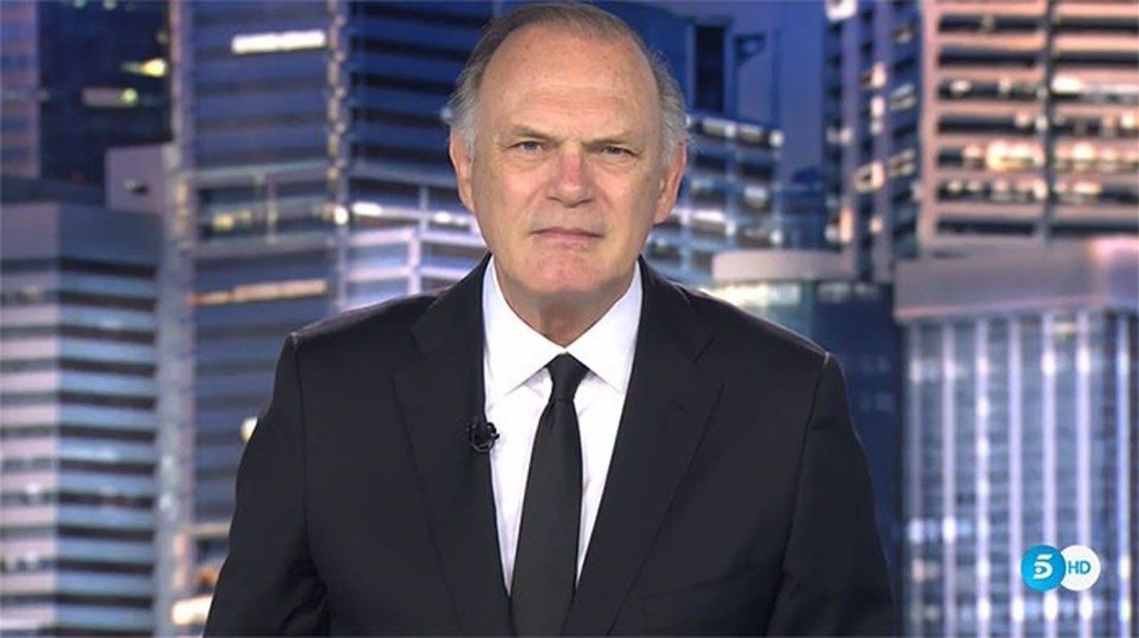 Pedro Piqueras, presentador del informativo nocturno en Telecinco | EP