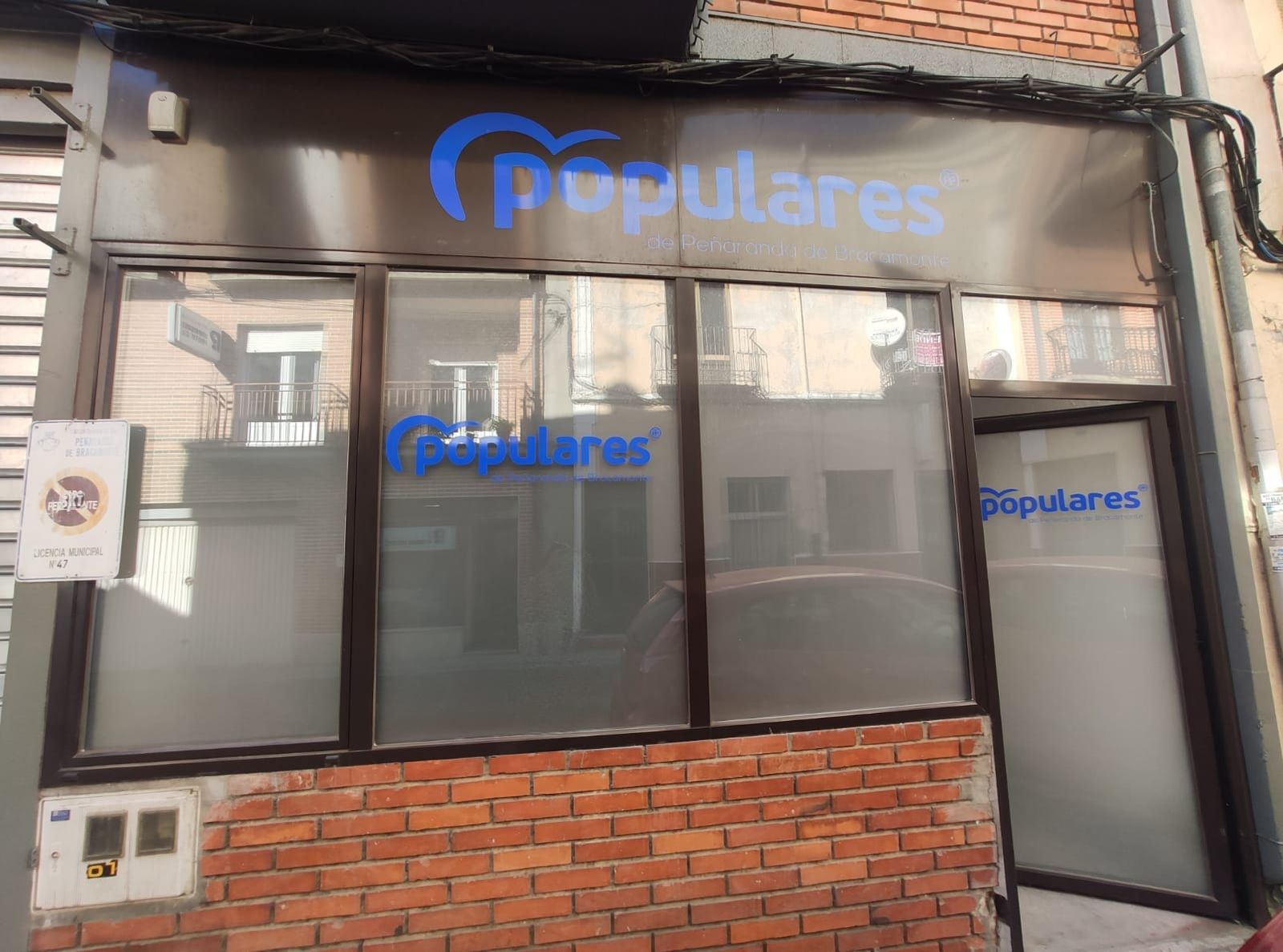 Sede del PP en Peñaranda