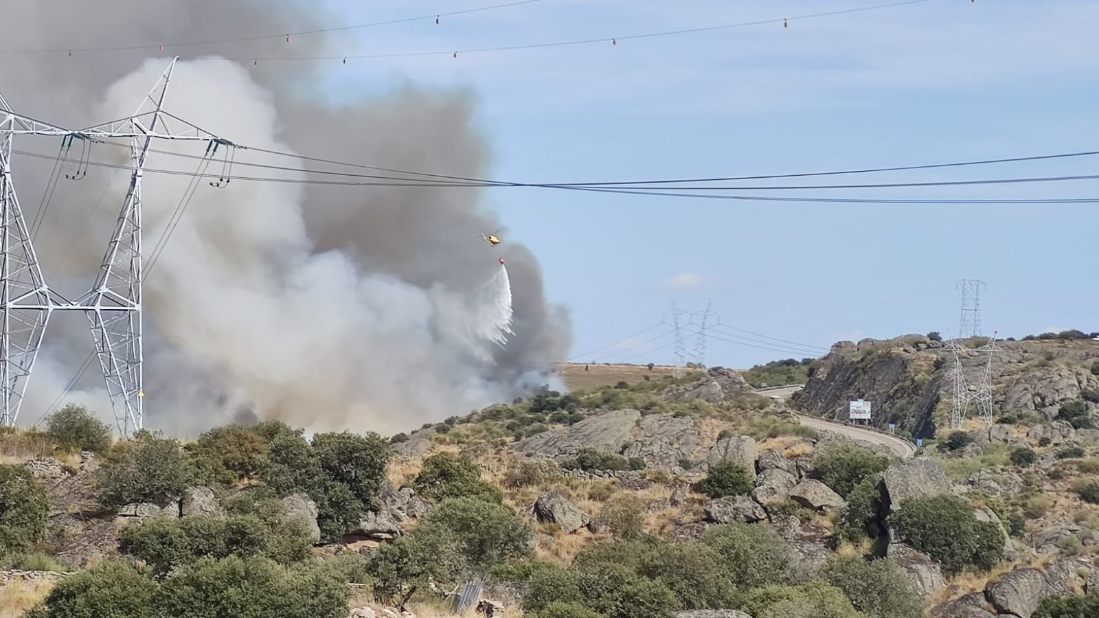 Foto de archivo de un incendio en la provincia