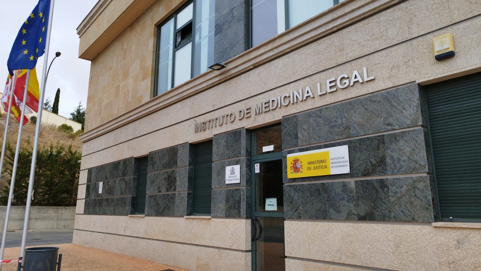 Servicio de Patología Forense del Instituto de Medicina Legal de Salamanca ubicado en la trasera del Tanatorio San Carlos