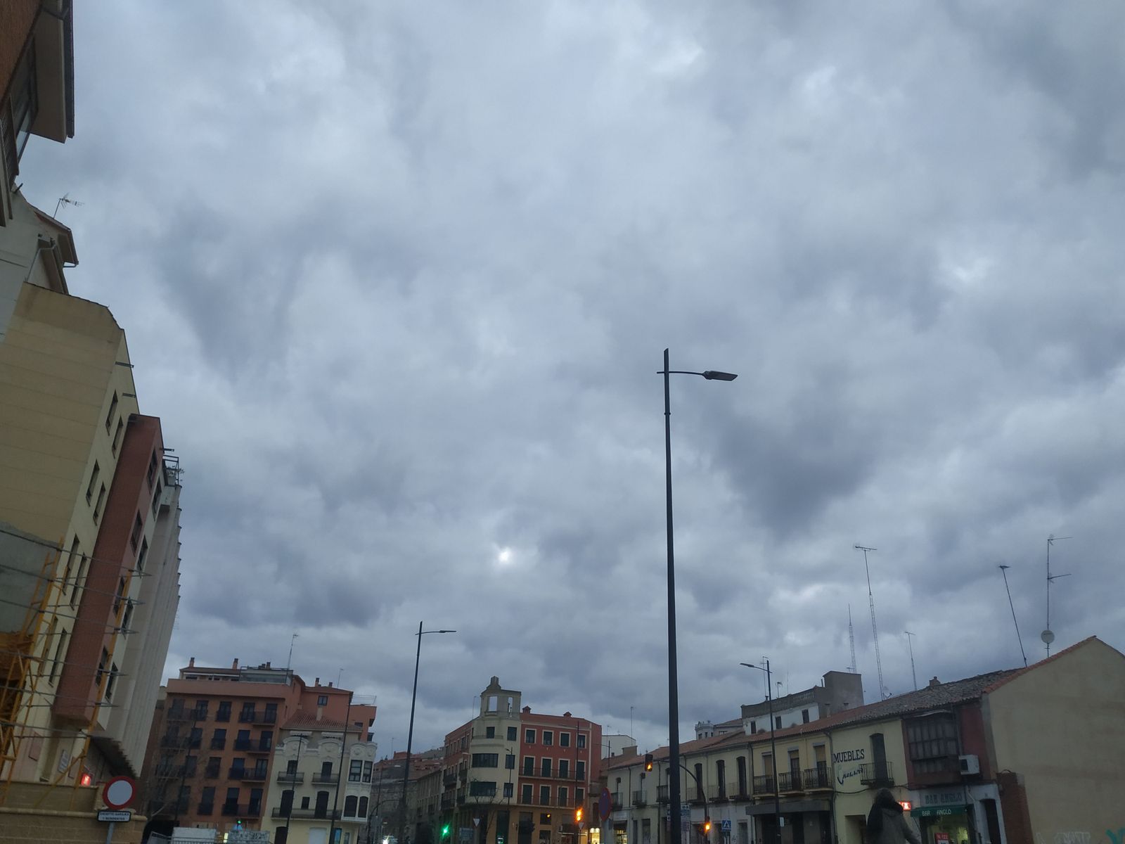 Tiempo nubes en Zamora.Archivo