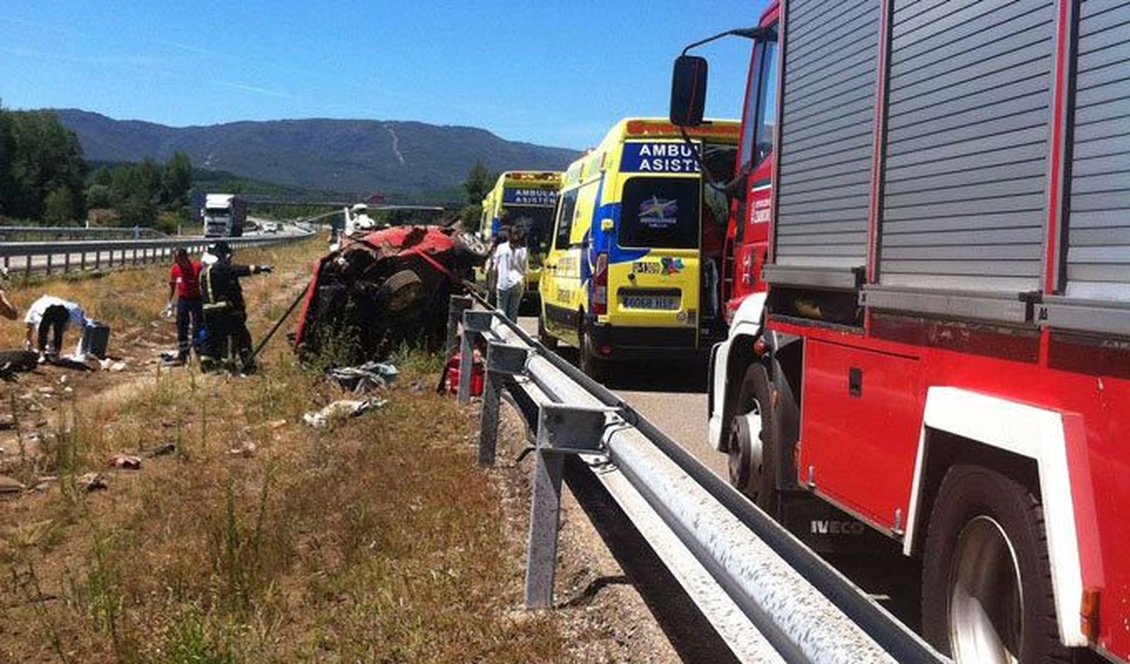 Accidente A-52 14jul2017