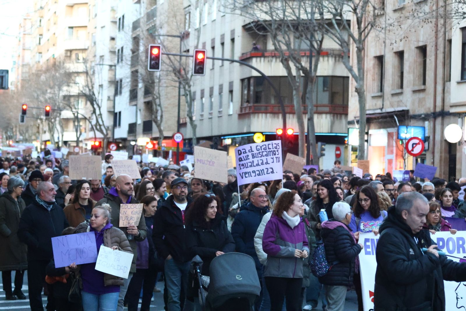 Manifestación por el 8M en Salamanca