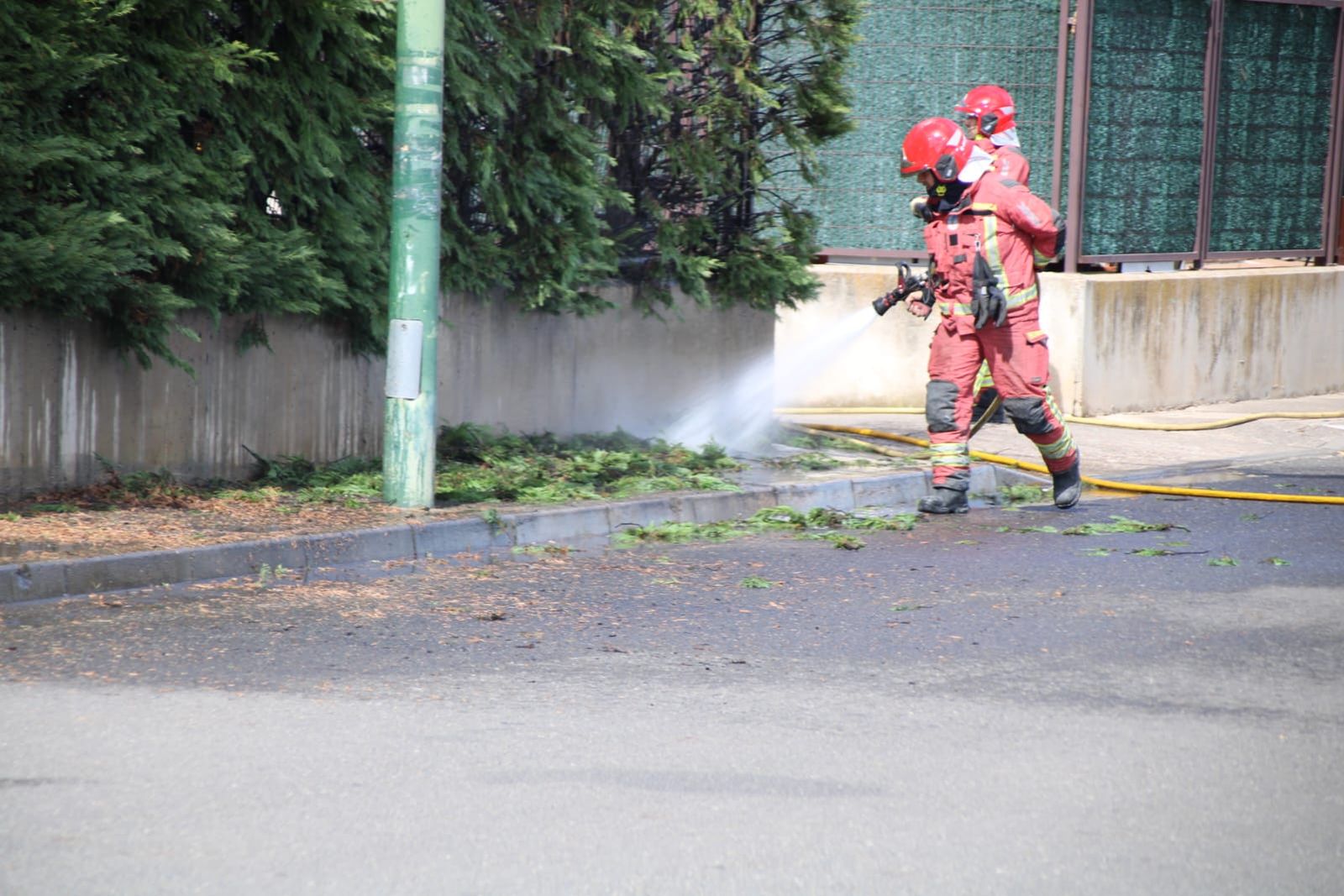 Incendio en una casa de Villamayor junto al Parque Científico