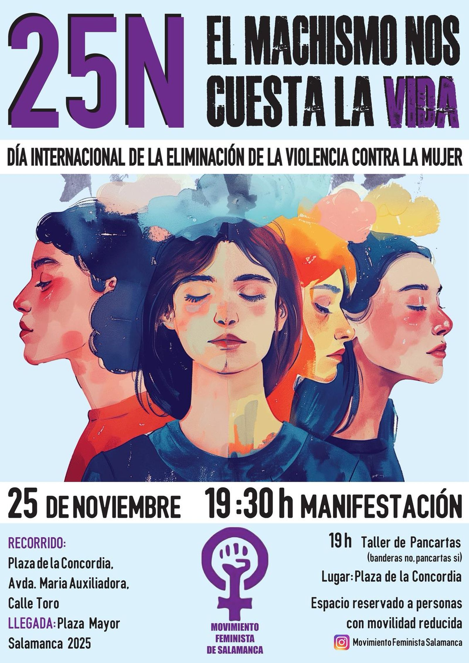 Cartel 25N 2025 en Salamanca