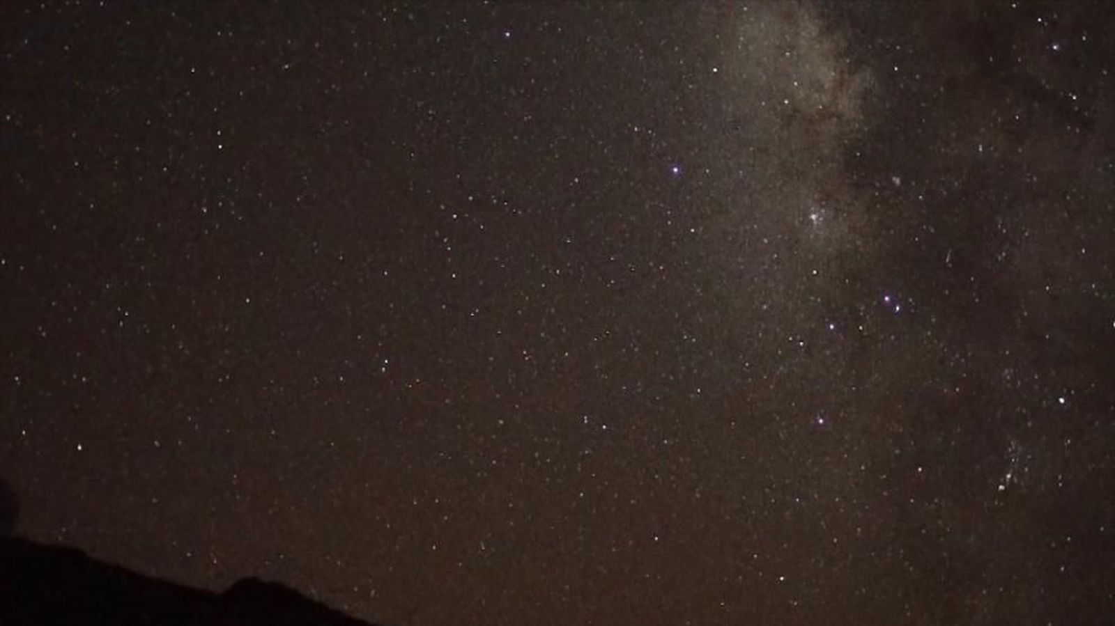 Noche estrellada. Foto de archivo. EP