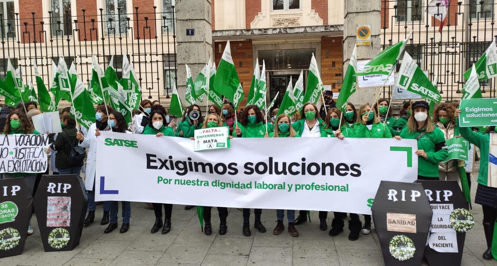 Representación zamorana en la concentración