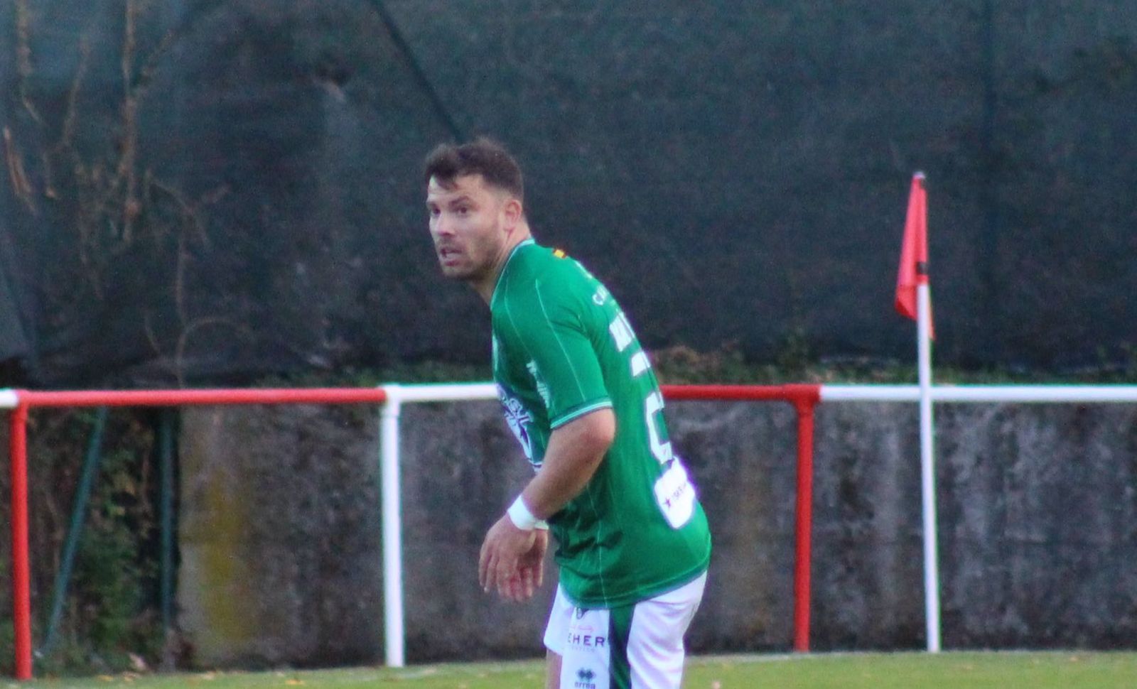 Kike López, en un partido con el Guijuelo