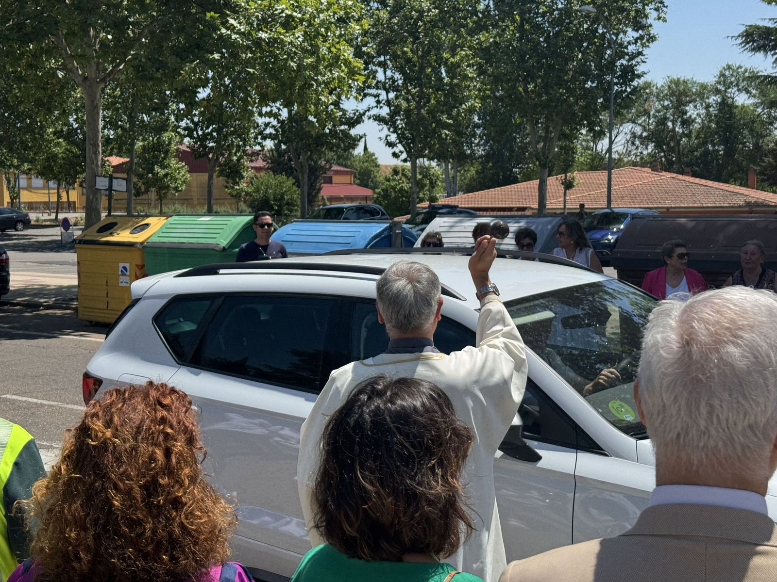 Bendición de vehículos por San Cristóbal 2025 en Salamanca