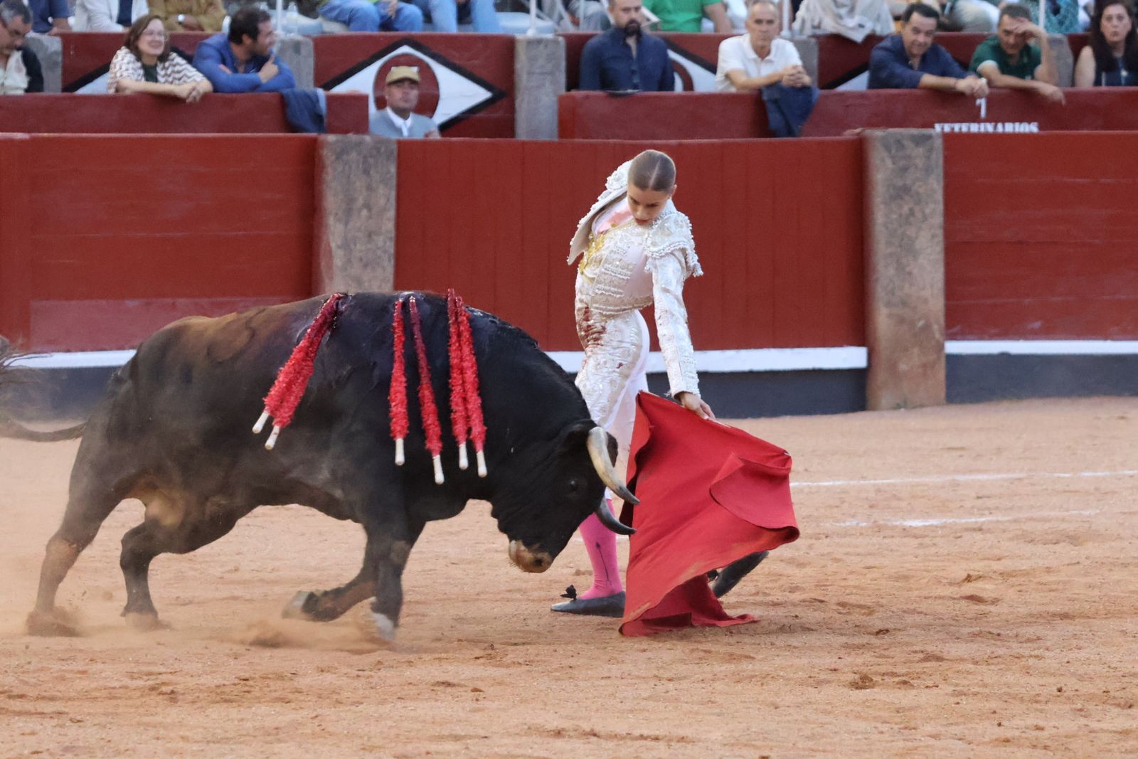 La Glorieta revive el aroma de la feria taurina con el primer festejo: Lea Vicens, Raquel Martín y Olga Casado
