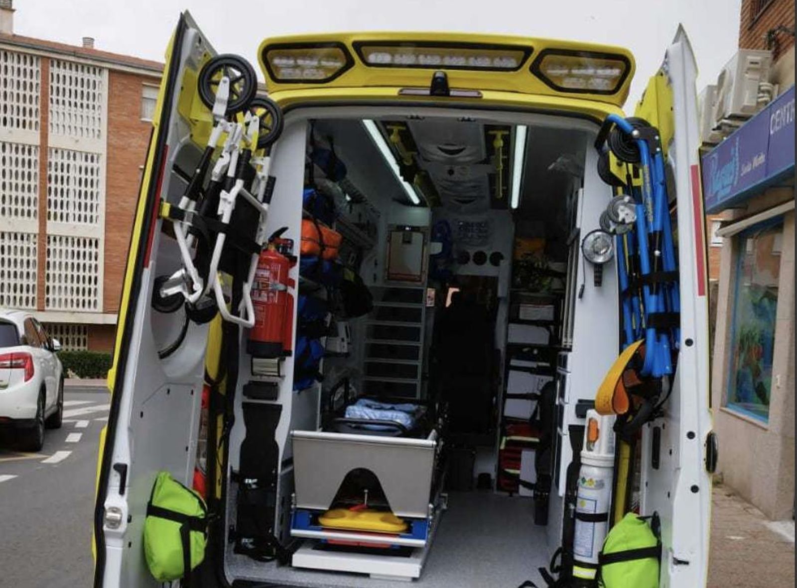 Ambulancia Santa Marta. Foto de archivo