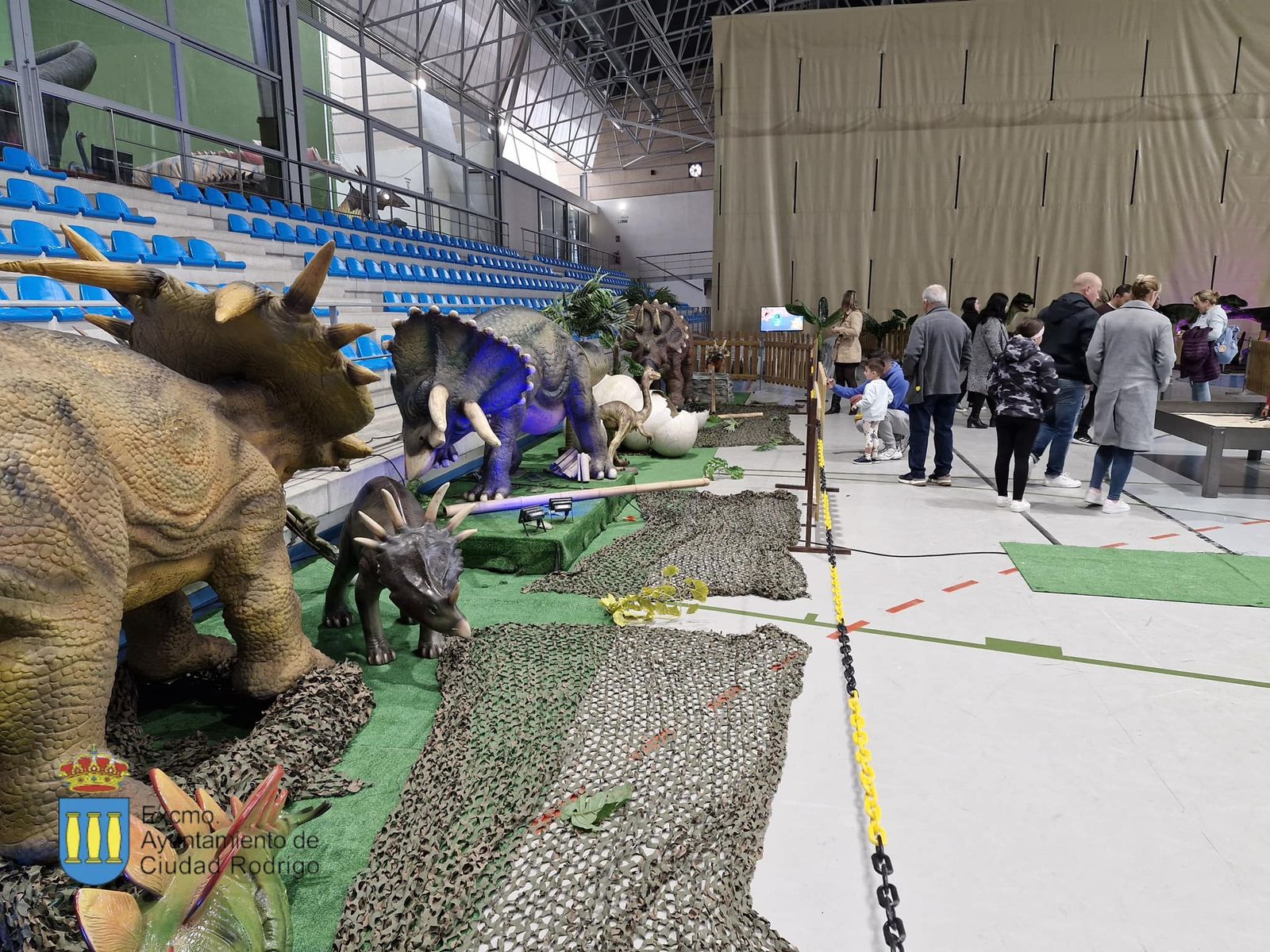 Exposición de dinosaurios en Ciudad Rodrigo. Foto Ayto. Ciudad Rodrigo