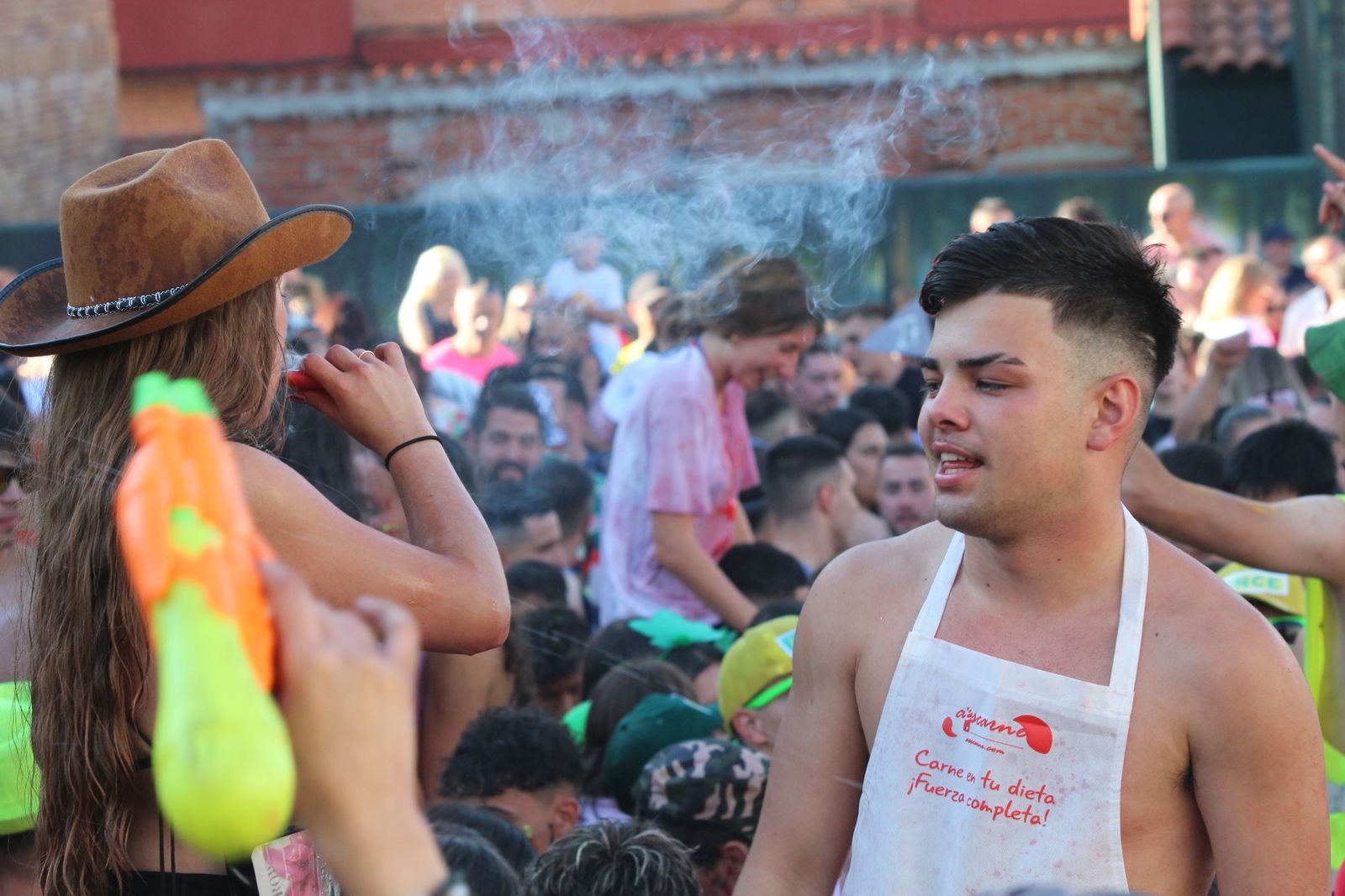 Chupinazo fiestas de Santa Marta del Tormes