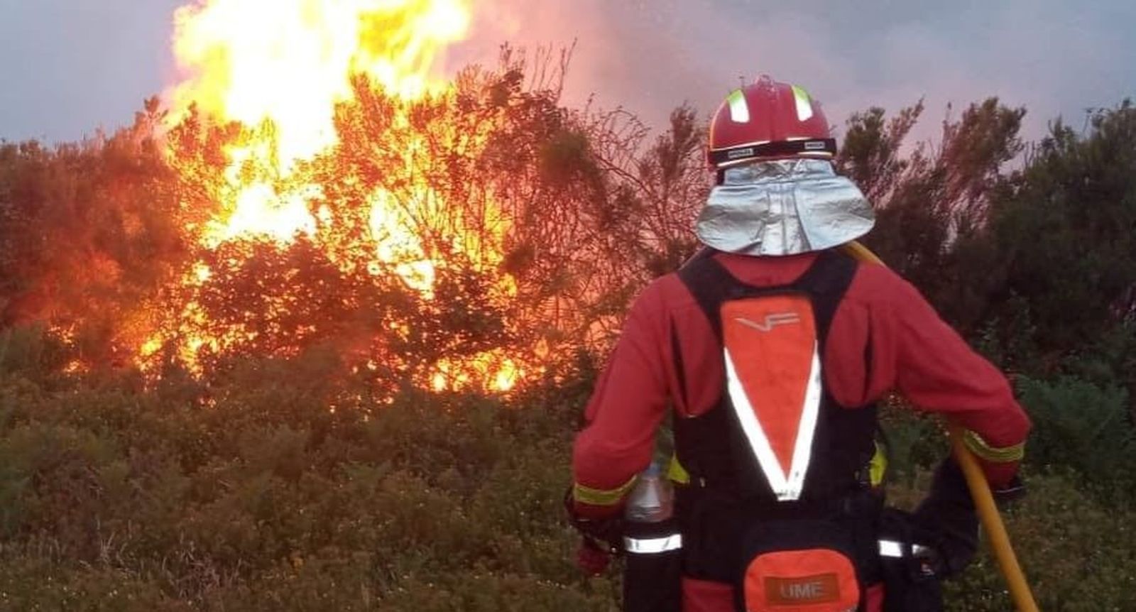 Efectivos de la UME en la zona