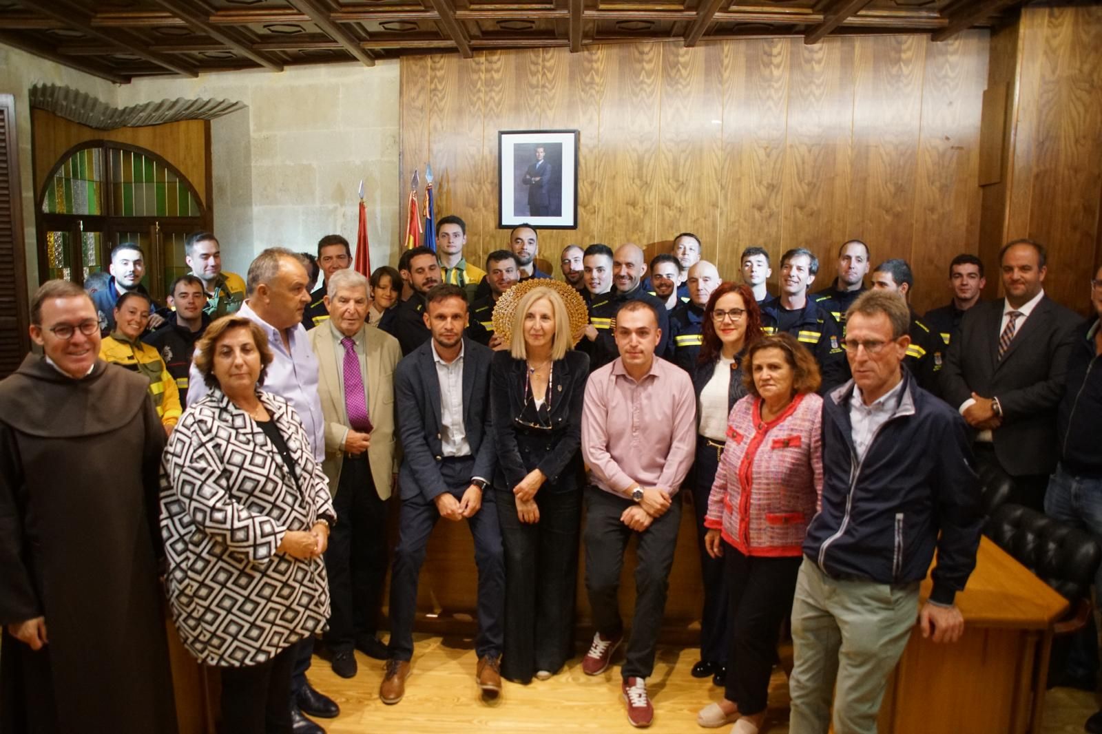 Los Bomberos de la Diputación dan voz al pregón de las fiestas de Alba de Tormes