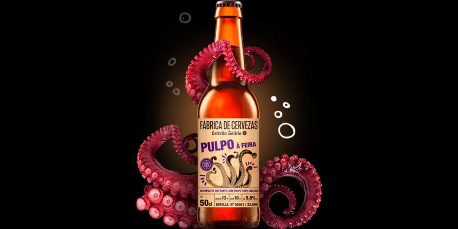 Cerveza con sabor a pulpo