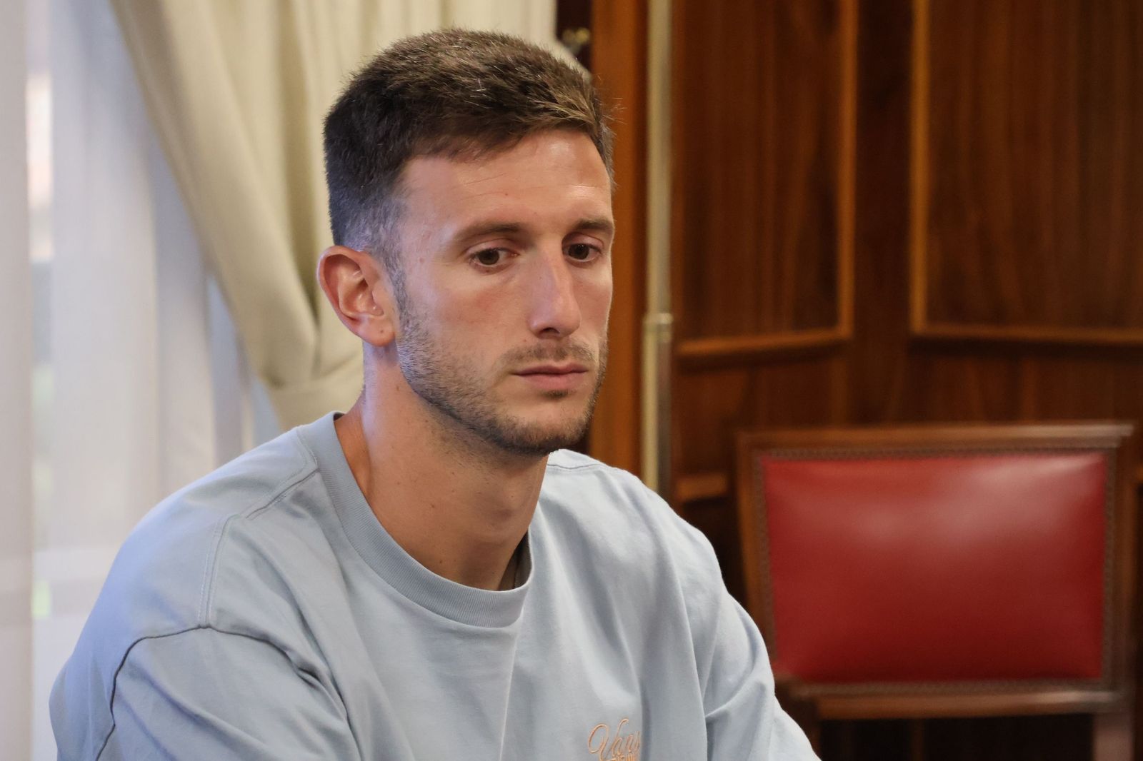 Markel Lozano en su presentación con el ZCF