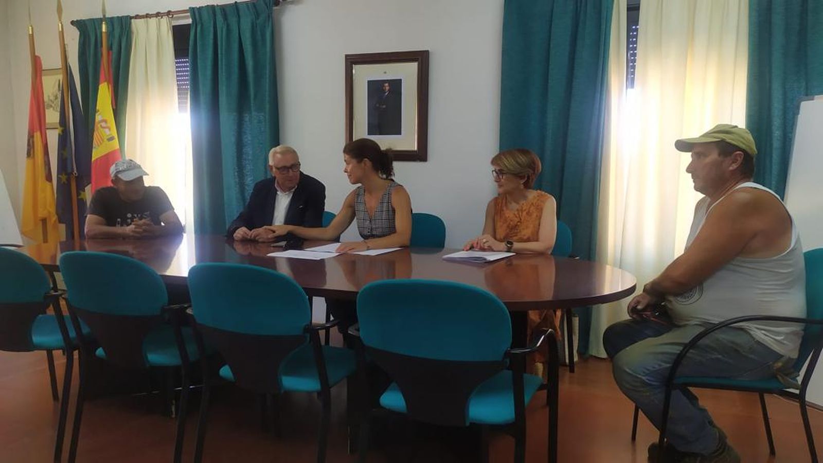 Delegada y alcalde de Alcañices en el ayuntamiento