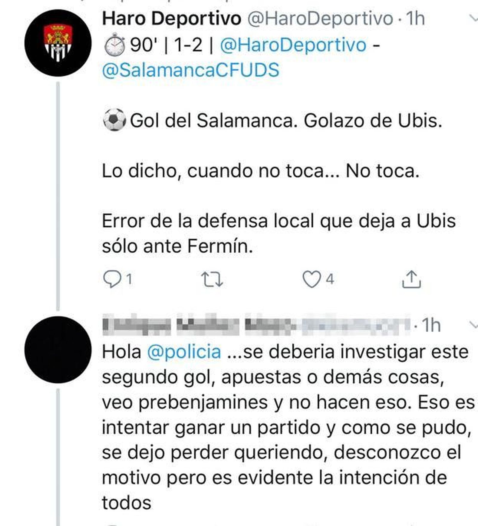 Tweet kike policu00eda