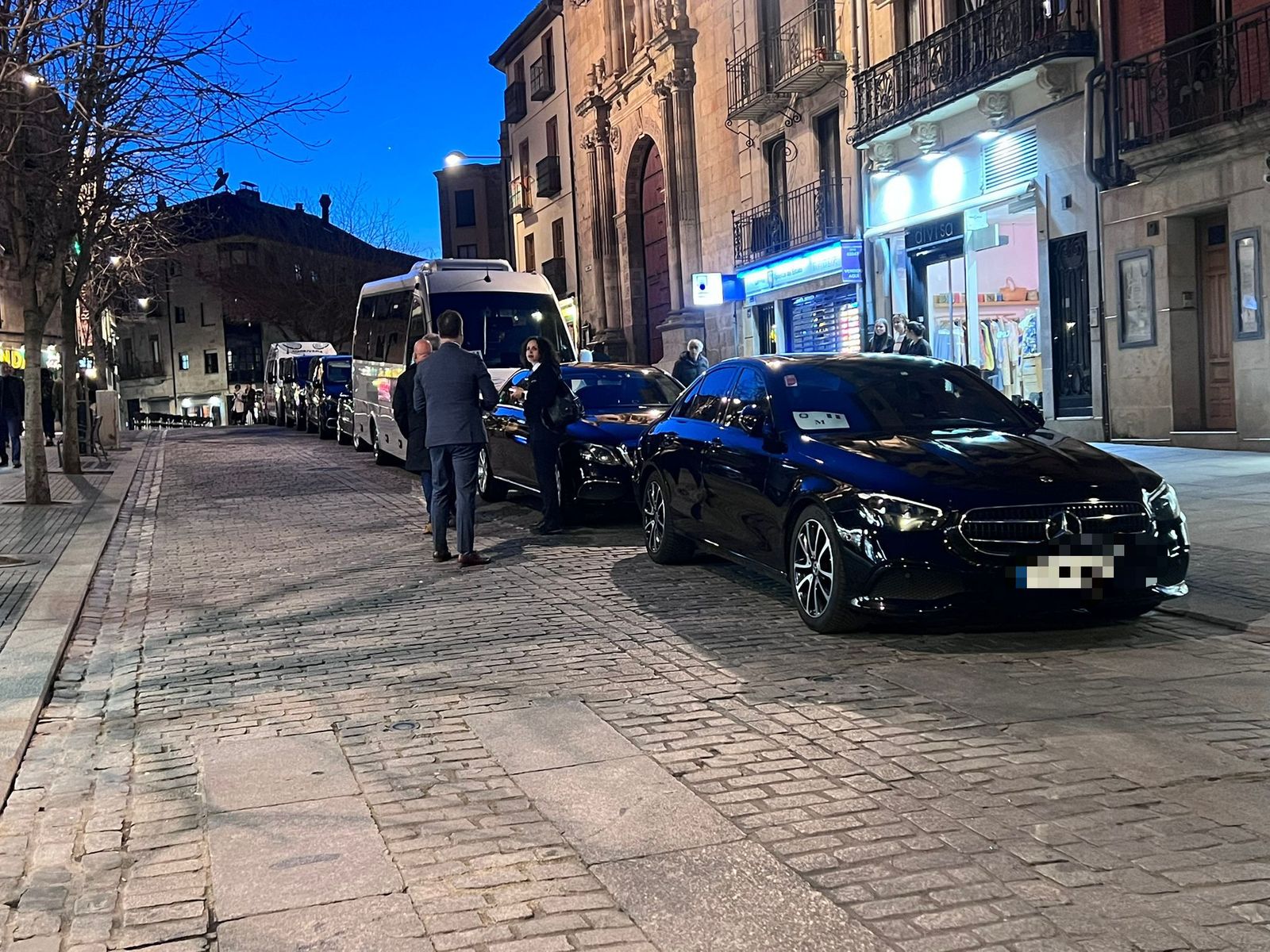 Llegada del presidente de la República de Italia, Sergio Mattarella, a Salamanca