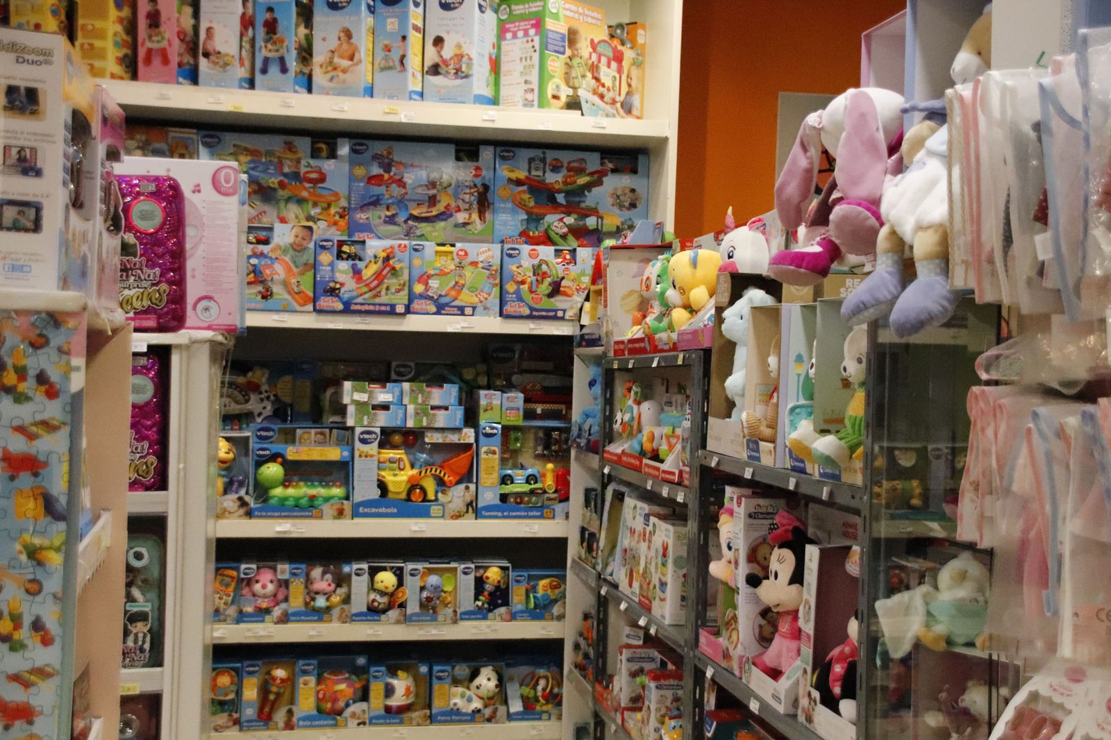 Tienda de juguetes. Foto de archivo