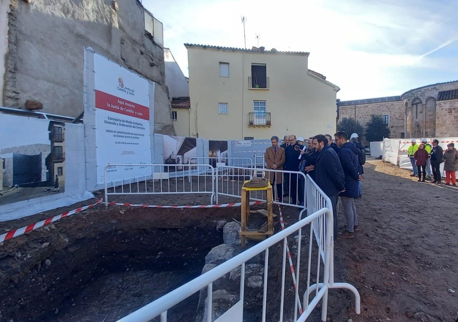 Visita a las obras del futuro Museo de Semana Santa
