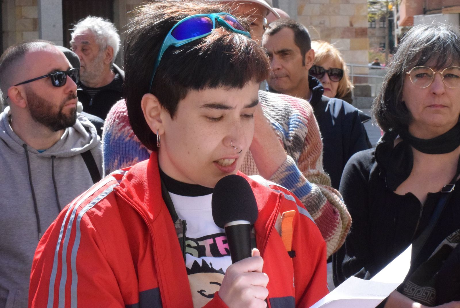 GALERÍA | La concentración en apoyo a Miss Trans Zamora tras su agresión, en imágenes