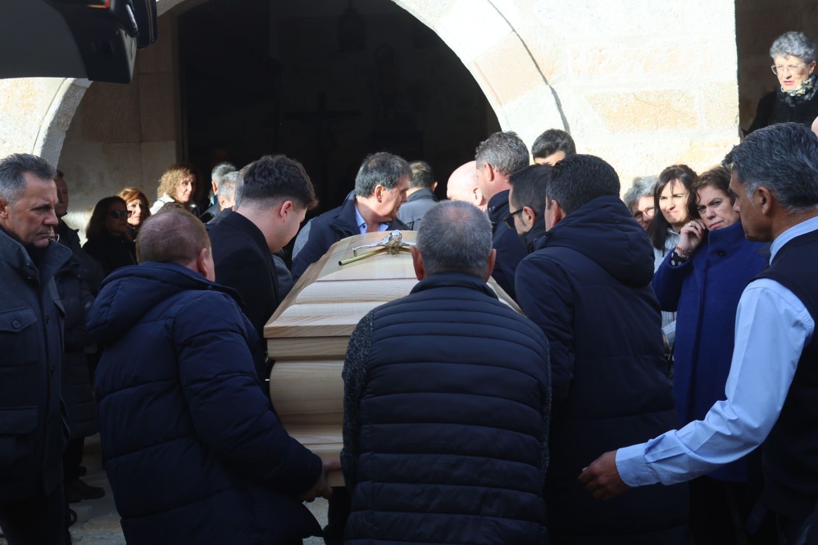 Funeral del empresario Silvestre Sánchez Sierra en Aldearrodrigo