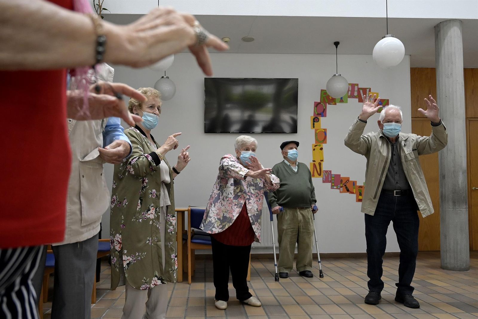 Varios ancianos en una de las salas de la Residencia de mayores | Europa Press Varios ancianos en una de las salas de la Residencia de mayores | Europa Press