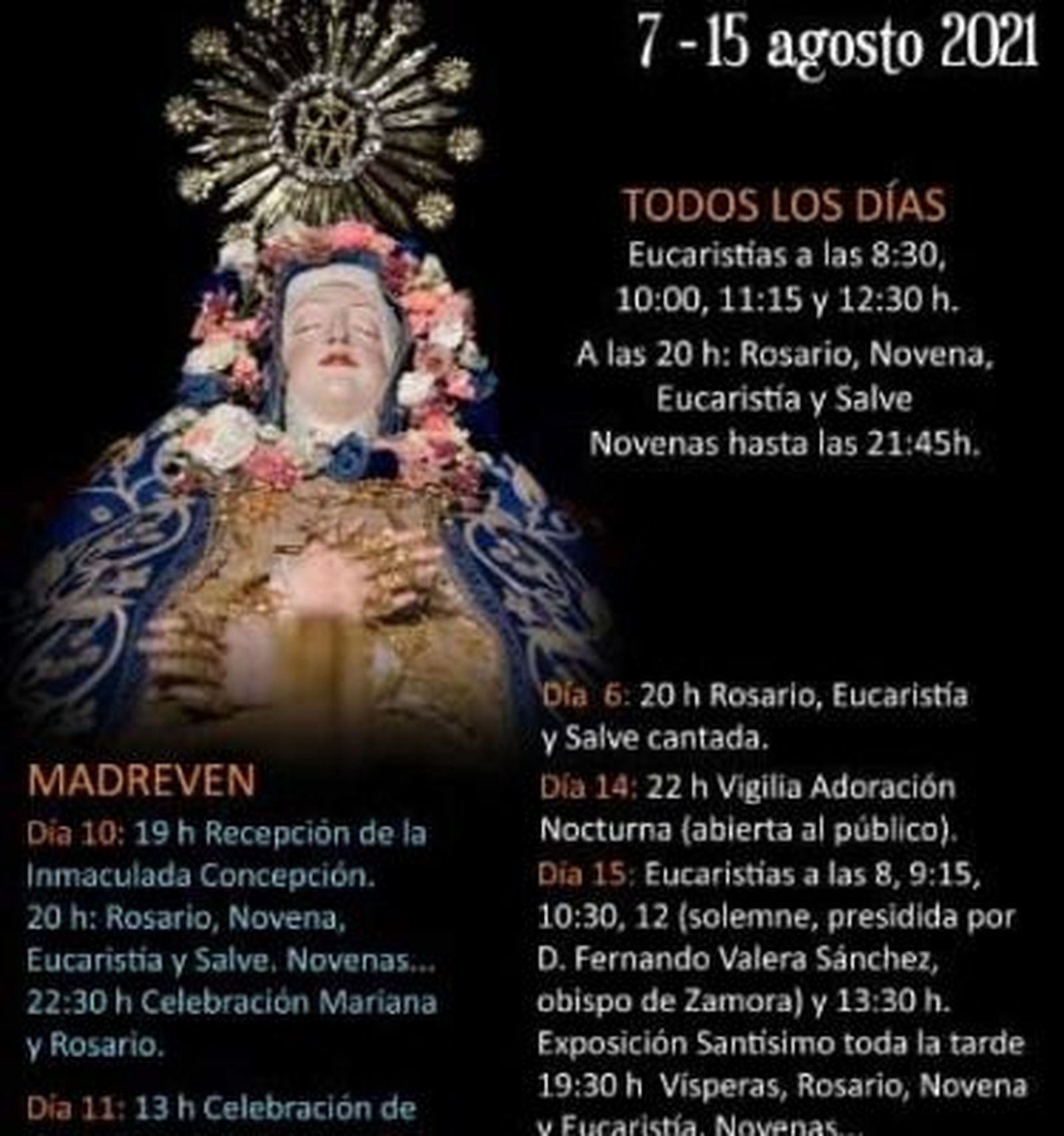 Cartel Virgen del Tránsito