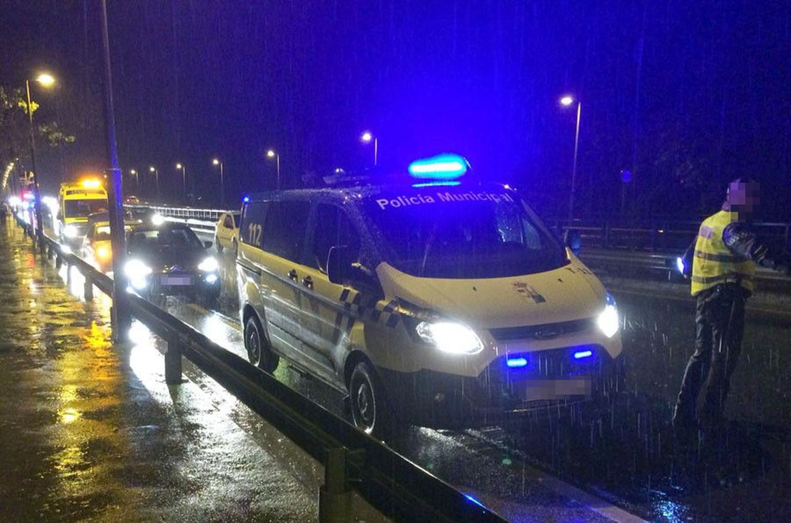 Choque alcance cardenal