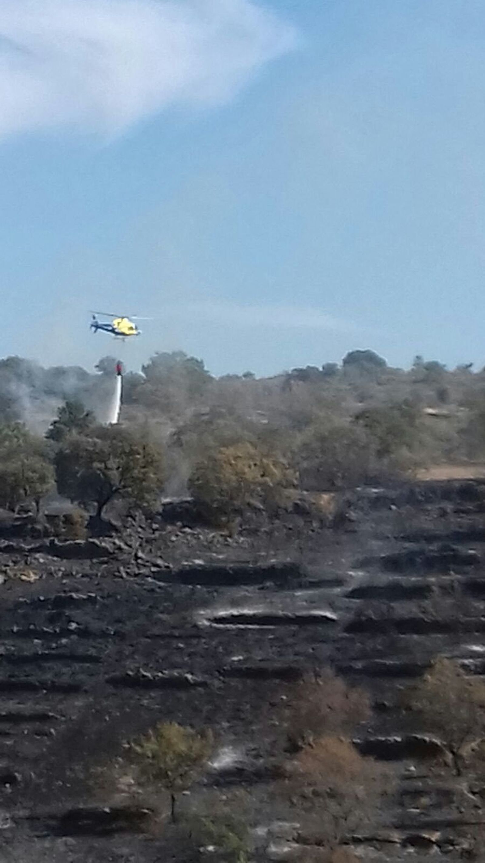 Incendio en Las Arribes