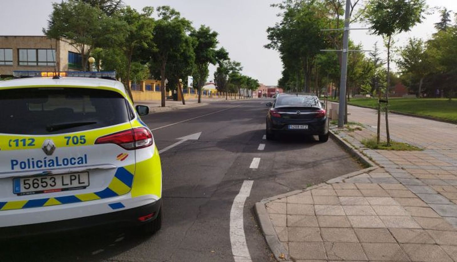 Avenida de La Aldehuela cortada