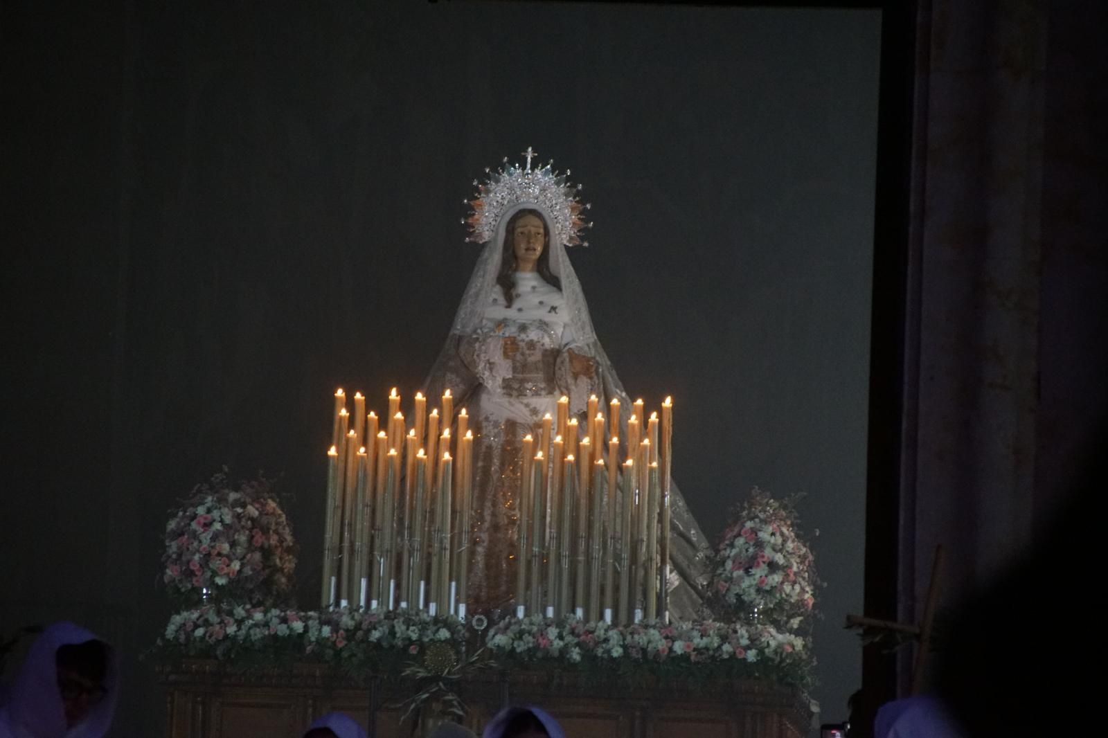María Nuestra Madre y el Cristo del Amor y de la Paz en la procesión de la Semana Santa 2026 en Salamanca