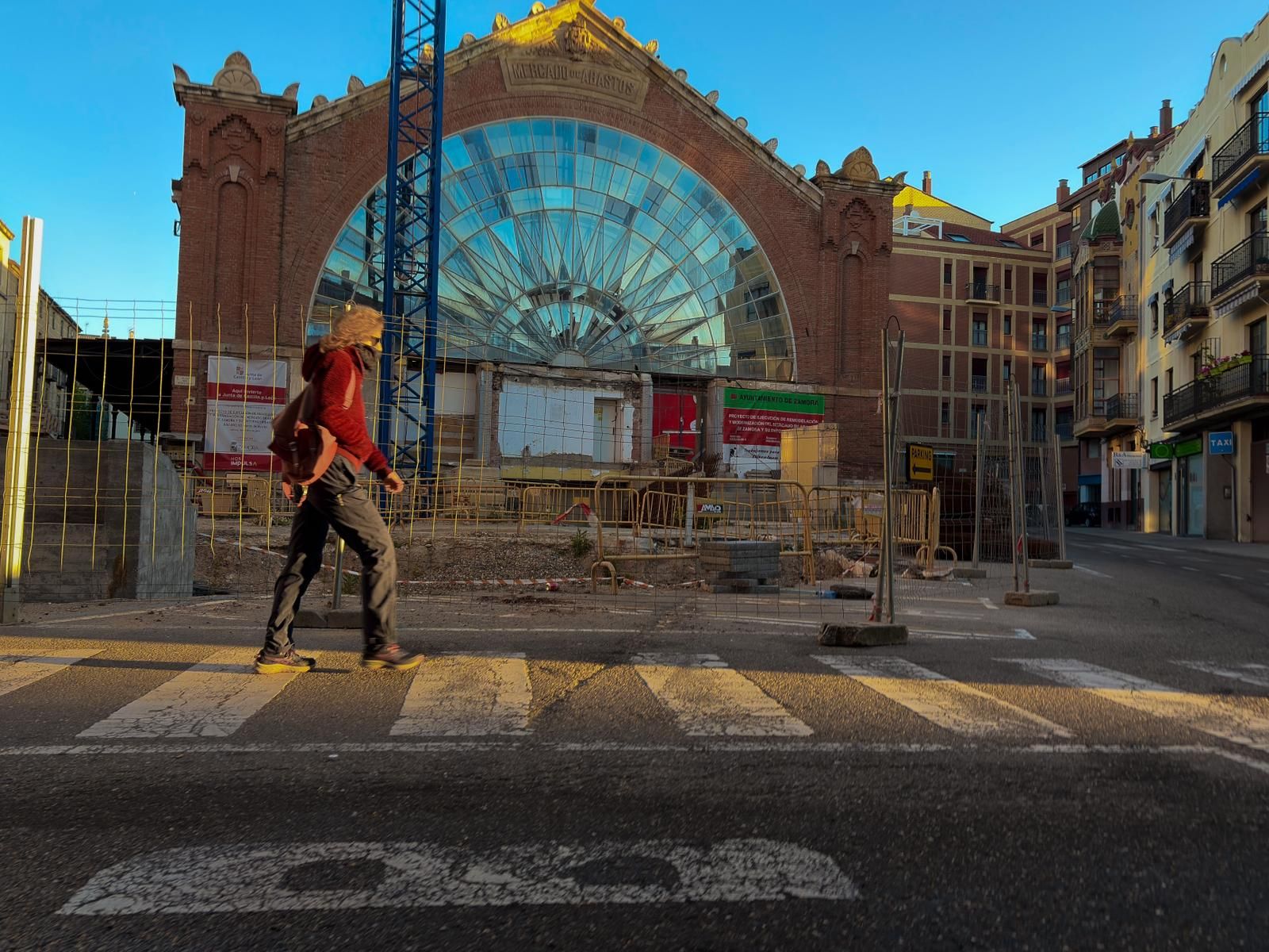 Las obras del Mercado de Abastos, paradas