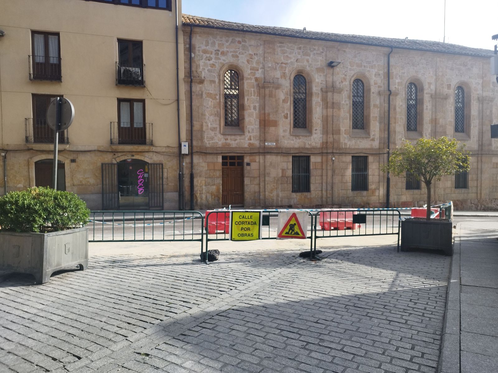 Obras, cortes de trafico