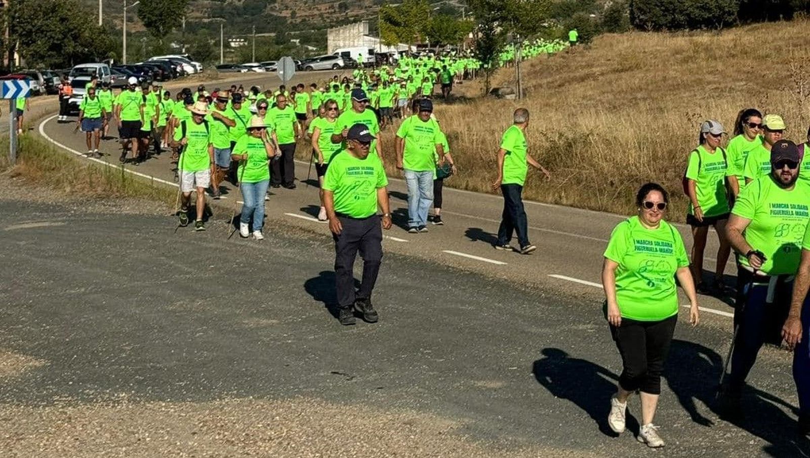 La I Marcha Solidaria Figueruela-Mahíde. Foto: Asociación Corriendo con el Corazón por Hugo.