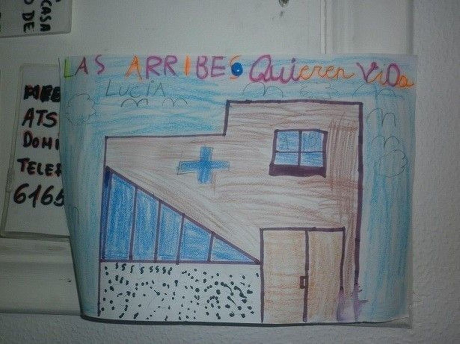 Los pequeños colaboran en las guardias a través de sus dibujos