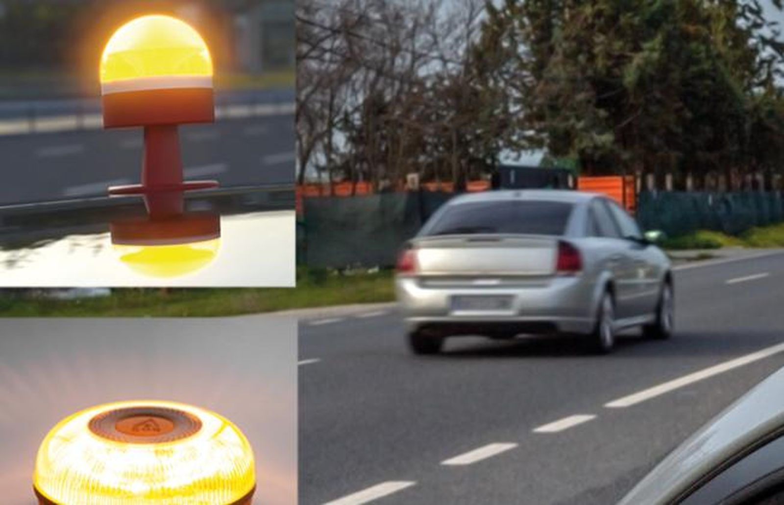 Dispositivos de preseñalización V16. Foto DGT