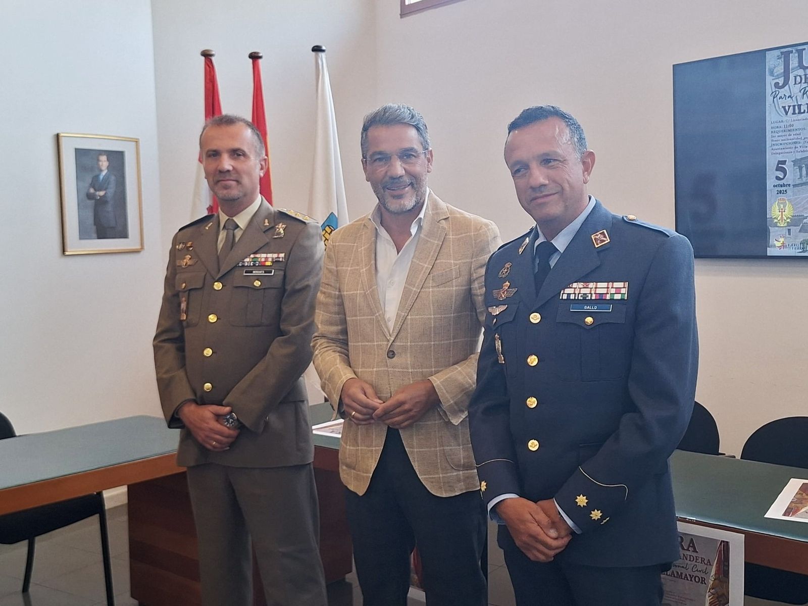 Javier Nogués, Ángel Peralvo y José Gallo