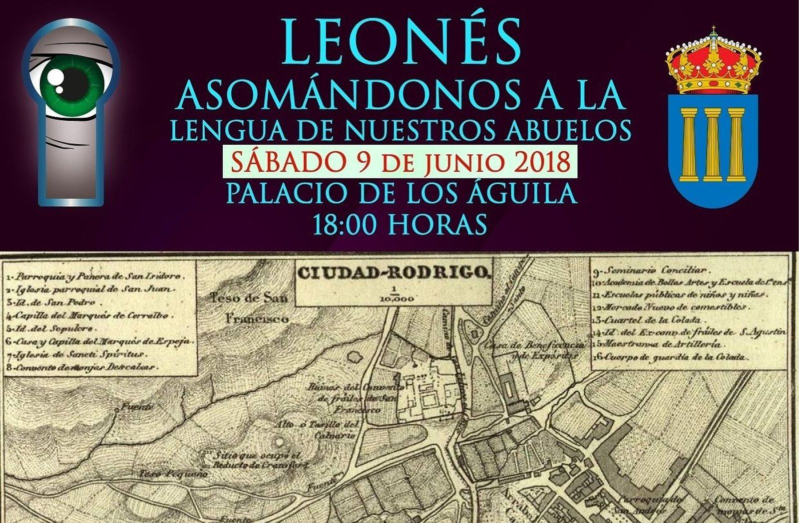 Cartel leones ciudad rodrigo