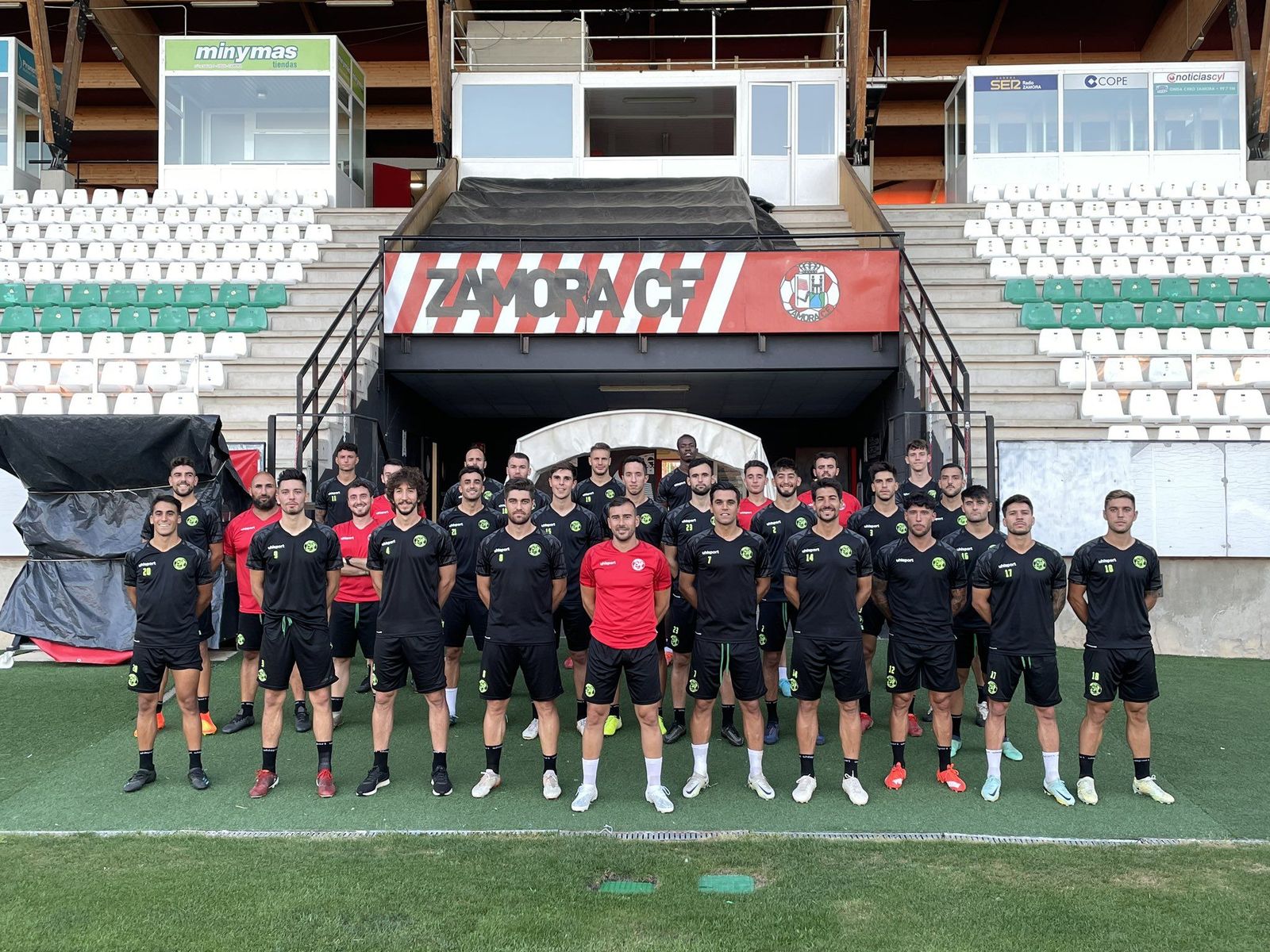 Imagen de la plantilla al completo  Zamora CF