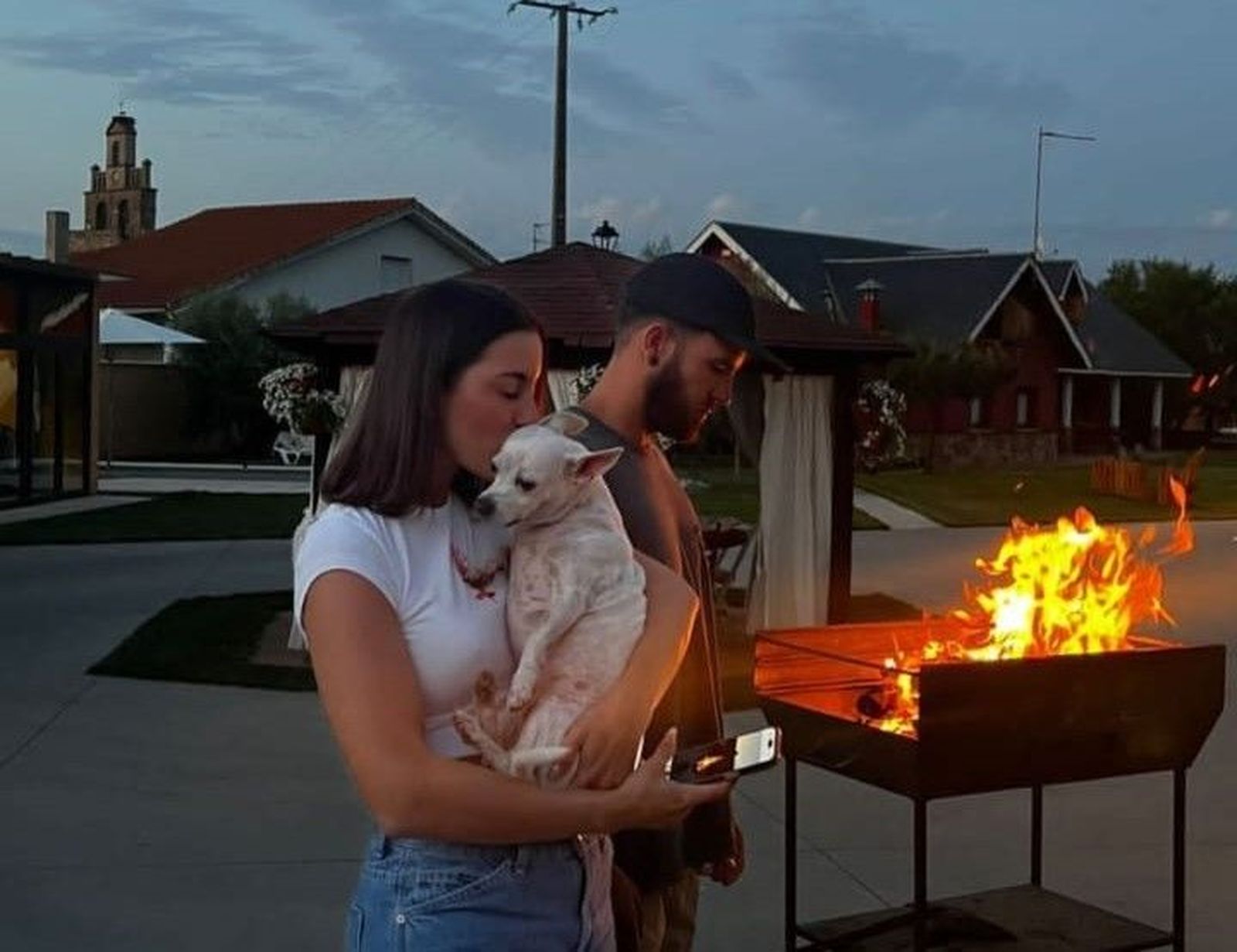 Imagen de Paula disfrutando de una noche en el entorno de Pozuelo de Tábara