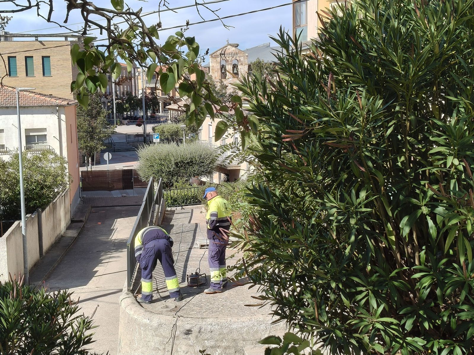 Inicio obras calle Sur