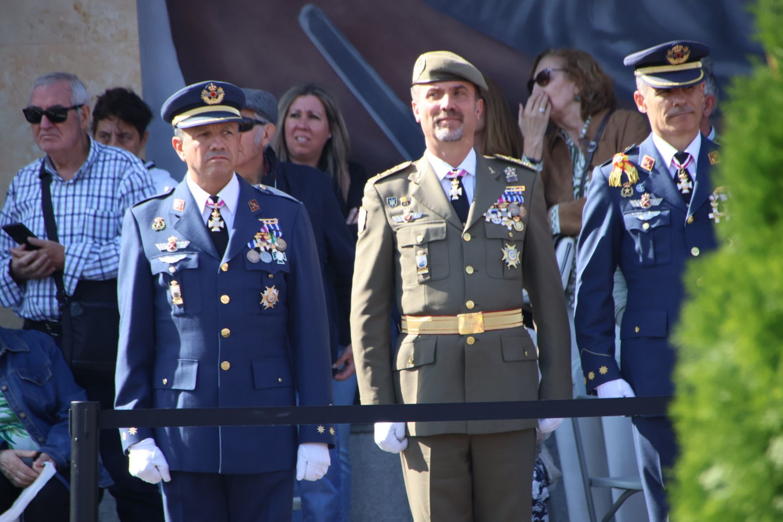 Inauguración glorieta a la Guardia Civil en Villares de la Reina