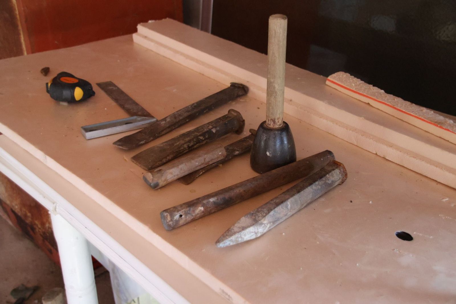 Herramientas del escultor salmantino Manuel Tomé