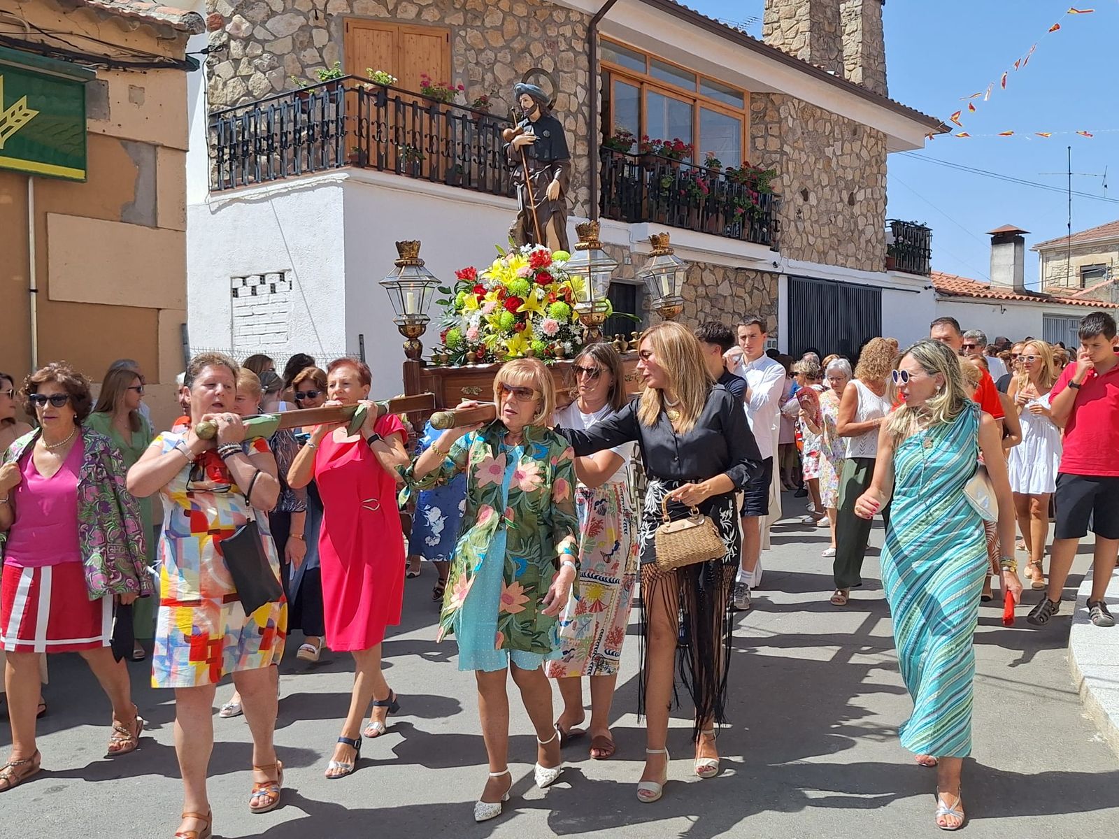Valdelosa misa y procesión de San Roque