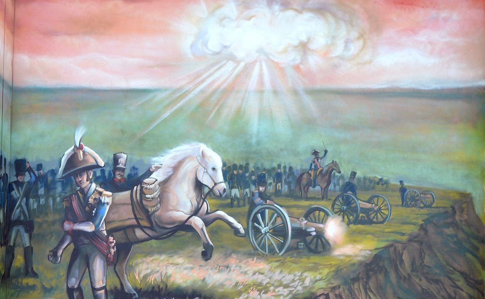 Arapiles, Mural Daniel Martin batalla 3