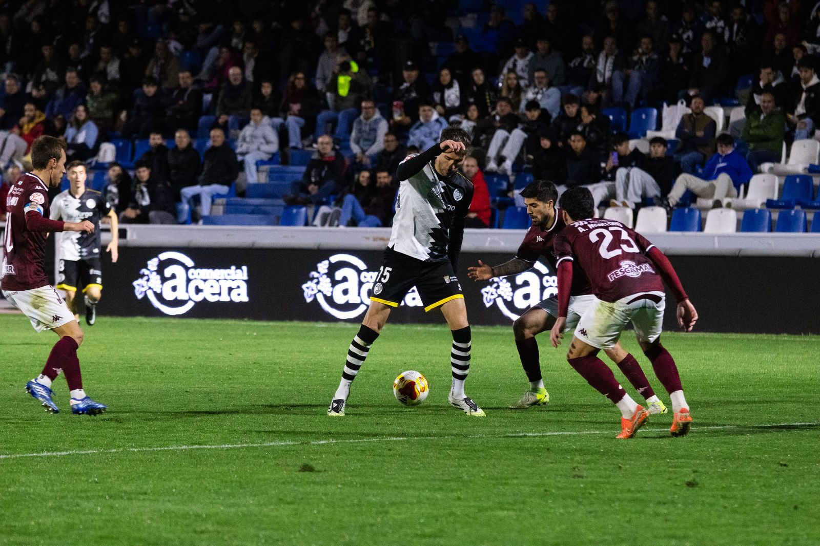 Partido entre Unionistas y Pontevedra en el Reina Sofía